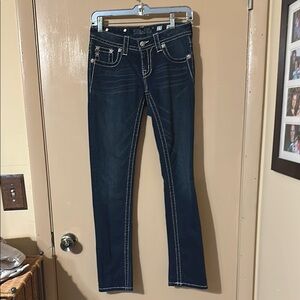 Women's Miss Me Dark Blue Jeans